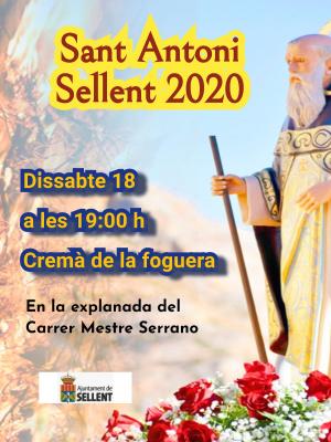 Cartell de Sant Antoni de Sellent 2020